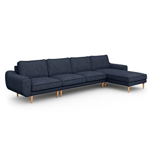Klem 357 X 171 Köşe Ahşap Ayak - Keten Havacı Mavi