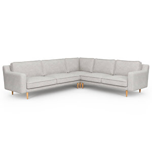 Klem Slim 283 X 257 Köşe Ahşap Ayak - Keten Çakıl