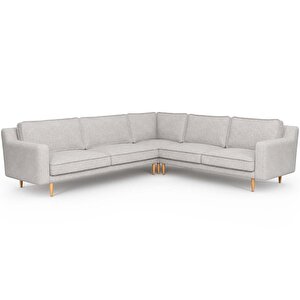 Klem Slim 283 X 257 Köşe Ahşap Ayak - Keten Çakıl