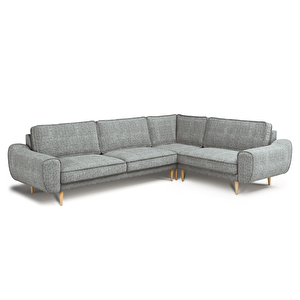 Klem 210 X 290 Köşe Ahşap Ayak - Doğal Doku Galaksi Mavi