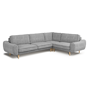 Klem 210 X 290 Köşe Ahşap Ayak - Doğal Doku Füme