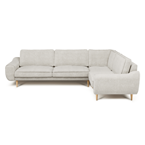 Klem 210 X 290 Köşe Ahşap Ayak - Doğal Doku Mermer Gri
