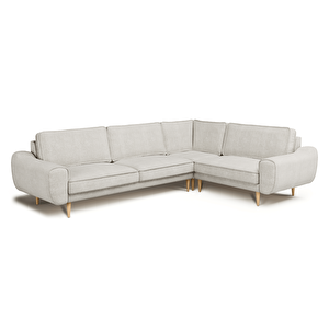 Klem 210 X 290 Köşe Ahşap Ayak - Doğal Doku Mermer Gri