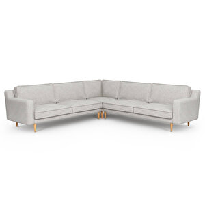 Klem Slim 283 X 283 Köşe Ahşap Ayak - Keten Çakıl
