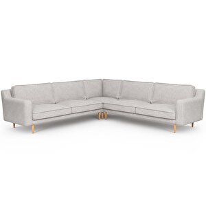 Klem Slim 283 X 283 Köşe Ahşap Ayak - Keten Çakıl
