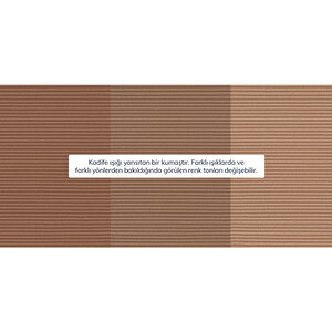 Klem 310 X 264 Köşe Ahşap Ayak - Fitilli Kadife