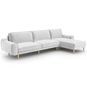 Klem 326 X 171 Köşe Ahşap Ayak - Kadife Gri