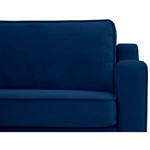 Klem Slim 240 X 171 Köşe Ahşap Ayak - Kadife Gece Mavisi