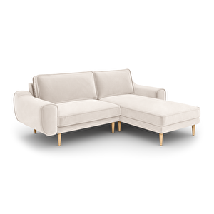 Klem 226 X 171 Köşe Ahşap Ayak - Kadife Vanilya