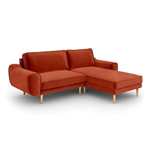 Klem 226 X 171 Köşe Ahşap Ayak - Kadife Kiremit
