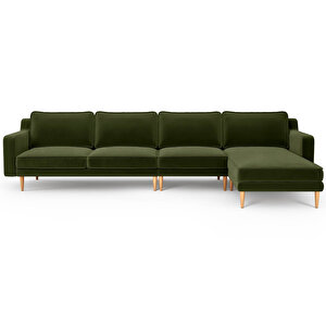 Klem Slim 343 X 171 Köşe Ahşap Ayak - Kadife Haki