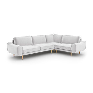 Klem 210 X 290 Köşe Ahşap Ayak - Kadife Gri
