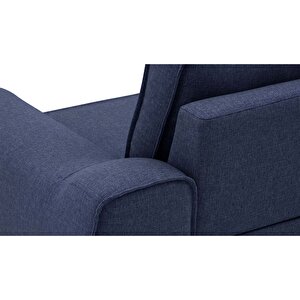 Klem 346 X 290 Köşe Ahşap Ayak - Keten Havacı Mavi