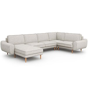 Klem 346 X 210 Köşe Ahşap Ayak - Keten Çakıl
