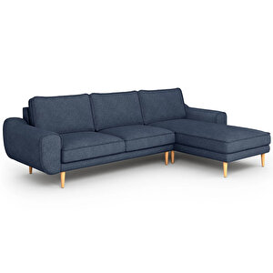 Klem 280 X 171 Köşe Ahşap Ayak - Keten Havacı Mavi