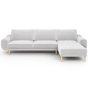 Klem 306 X 171 Köşe Ahşap Ayak - Kadife Gri