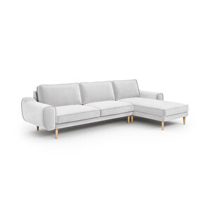 Klem 306 X 171 Köşe Ahşap Ayak - Kadife Gri