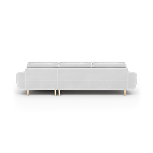 Klem 306 X 171 Köşe Ahşap Ayak - Kadife Gri