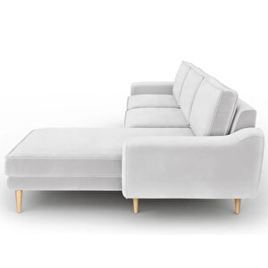 Klem 306 X 171 Köşe Ahşap Ayak - Kadife Gri