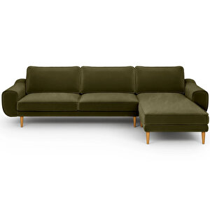 Klem 306 X 171 Köşe Ahşap Ayak - Kadife Haki