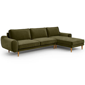 Klem 306 X 171 Köşe Ahşap Ayak - Kadife Haki