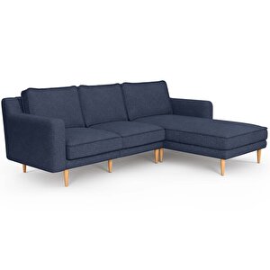 Klem Slim 240 X 171 Köşe Ahşap Ayak - Keten Havacı Mavi