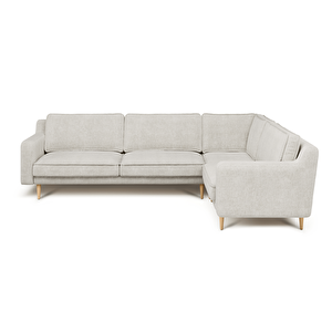 Klem Slim 283 X 203 Köşe Ahşap Ayak - Doğal Doku Mermer Gri