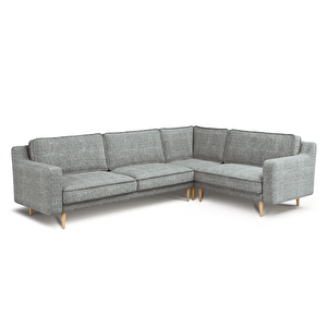 Klem Slim 283 X 203 Köşe Ahşap Ayak - Doğal Doku Galaksi Mavi