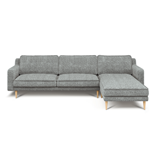 Klem Slim 292 X 171 Köşe Ahşap Ayak - Doğal Doku Galaksi Mavi