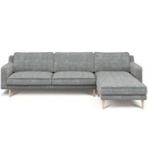 Klem Slim 292 X 171 Köşe Ahşap Ayak - Doğal Doku Galaksi Mavi