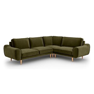 Klem 210 X 264 Köşe Ahşap Ayak - Kadife Haki