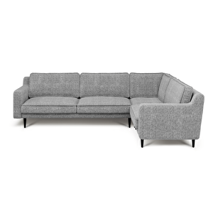 Klem Slim 283 X 203 Köşe Ahşap Ayak - Doğal Doku Füme