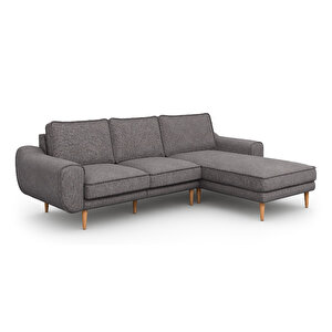 Klem 254 X 171 Köşe Ahşap Ayak - Keten Beton Gri