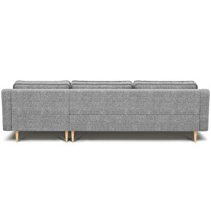 Klem Slim 292 X 171 Köşe Ahşap Ayak - Doğal Doku