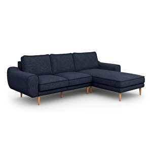 Klem 254 X 171 Köşe Ahşap Ayak - Keten Havacı Mavi