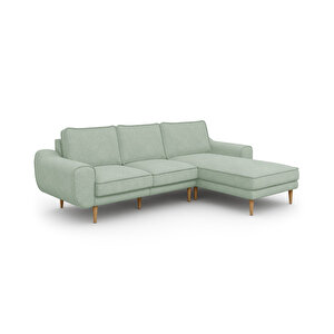 Klem 254 X 171 Köşe Ahşap Ayak - Keten Nil Yeşili