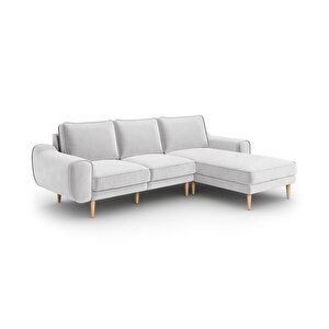 Klem 254 X 171 Köşe Ahşap Ayak - Kadife Gri