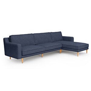 Klem Slim 312 X 171 Köşe Ahşap Ayak - Keten Havacı Mavi