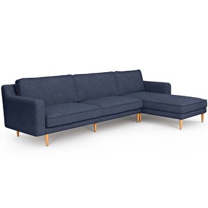 Klem Slim 312 X 171 Köşe Ahşap Ayak - Keten Havacı Mavi