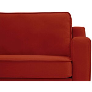 Klem Slim 283 X 203 Köşe Ahşap Ayak - Kadife Kiremit