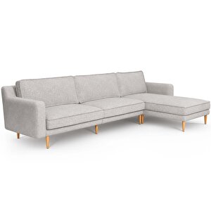 Klem Slim 312 X 171 Köşe Ahşap Ayak - Keten Çakıl