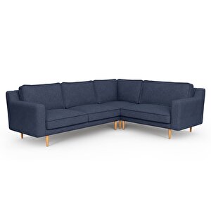 Klem Slim 257 X 203 Köşe Ahşap Ayak - Keten Havacı Mavi