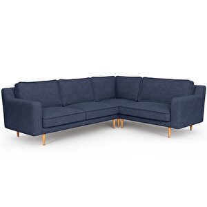 Klem Slim 257 X 203 Köşe Ahşap Ayak - Keten Havacı Mavi
