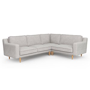 Klem Slim 257 X 203 Köşe Ahşap Ayak - Keten Çakıl