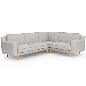 Klem Slim 257 X 203 Köşe Ahşap Ayak - Keten Çakıl