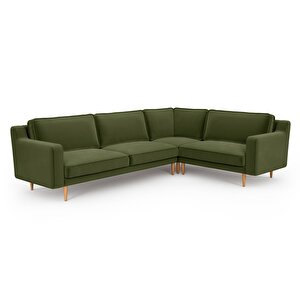 Klem Slim 283 X 203 Köşe Ahşap Ayak - Kadife Haki