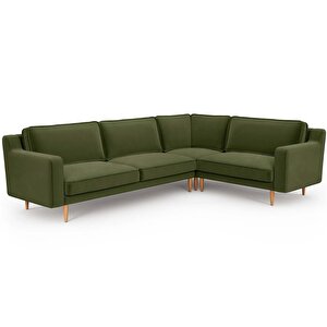 Klem Slim 283 X 203 Köşe Ahşap Ayak - Kadife Haki