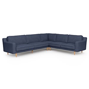 Klem Slim 303 X 257 Köşe Ahşap Ayak - Keten Havacı Mavi