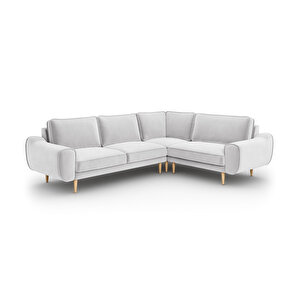 Klem 210 X 264 Köşe Ahşap Ayak - Kadife Gri