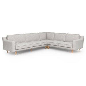 Klem Slim 303 X 257 Köşe Ahşap Ayak - Keten Çakıl